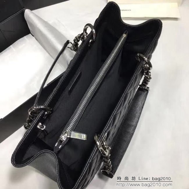 香奈兒CHANEL 50995 經典系列 魚子醬牛皮時尚休閒手提單肩包 DSC1262